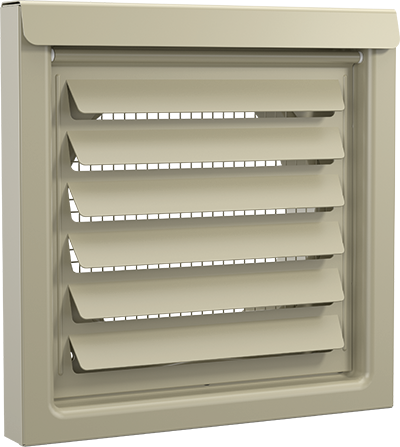 FreshVent Model FRV6T Tan Metal Intake Vent