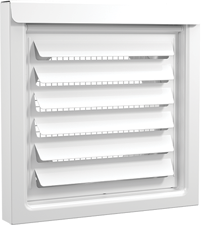 FreshVent Model FRV6W White Metal Intake Vent